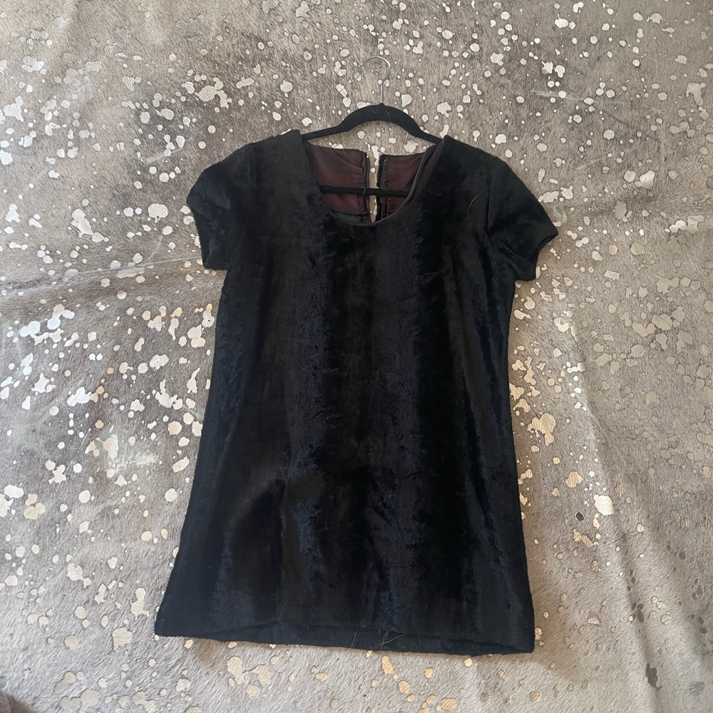 Vintage America Black Short Sleeve Top